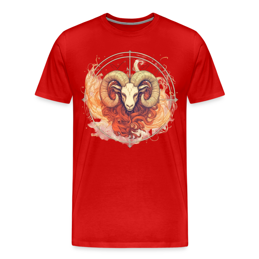 Men's Mythical Aries Premium T-Shirt - red