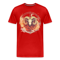 Thumbnail for Men's Mythical Aries Premium T-Shirt - red