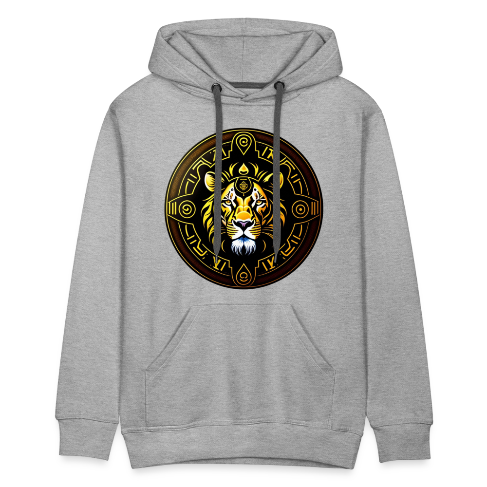 Men’s Mythical Leo Premium Hoodie - heather grey