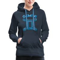 Thumbnail for Women's Power Words Gemini Premium Hoodie - navy