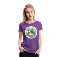 Thumbnail for Women’s Symbol Virgo Premium T-Shirt - purple