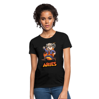 Thumbnail for Women's Playful Aries T-Shirt - black