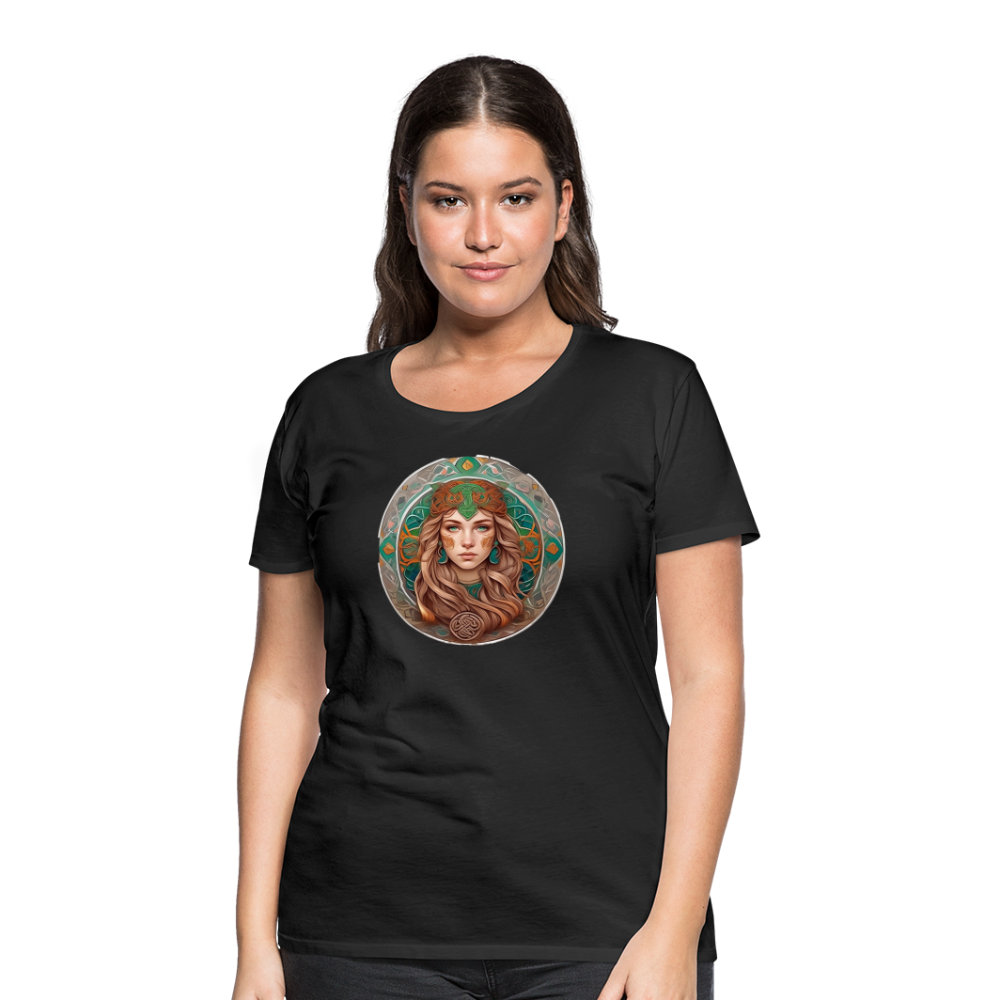 Women’s Mythical Virgo Premium T-Shirt - black