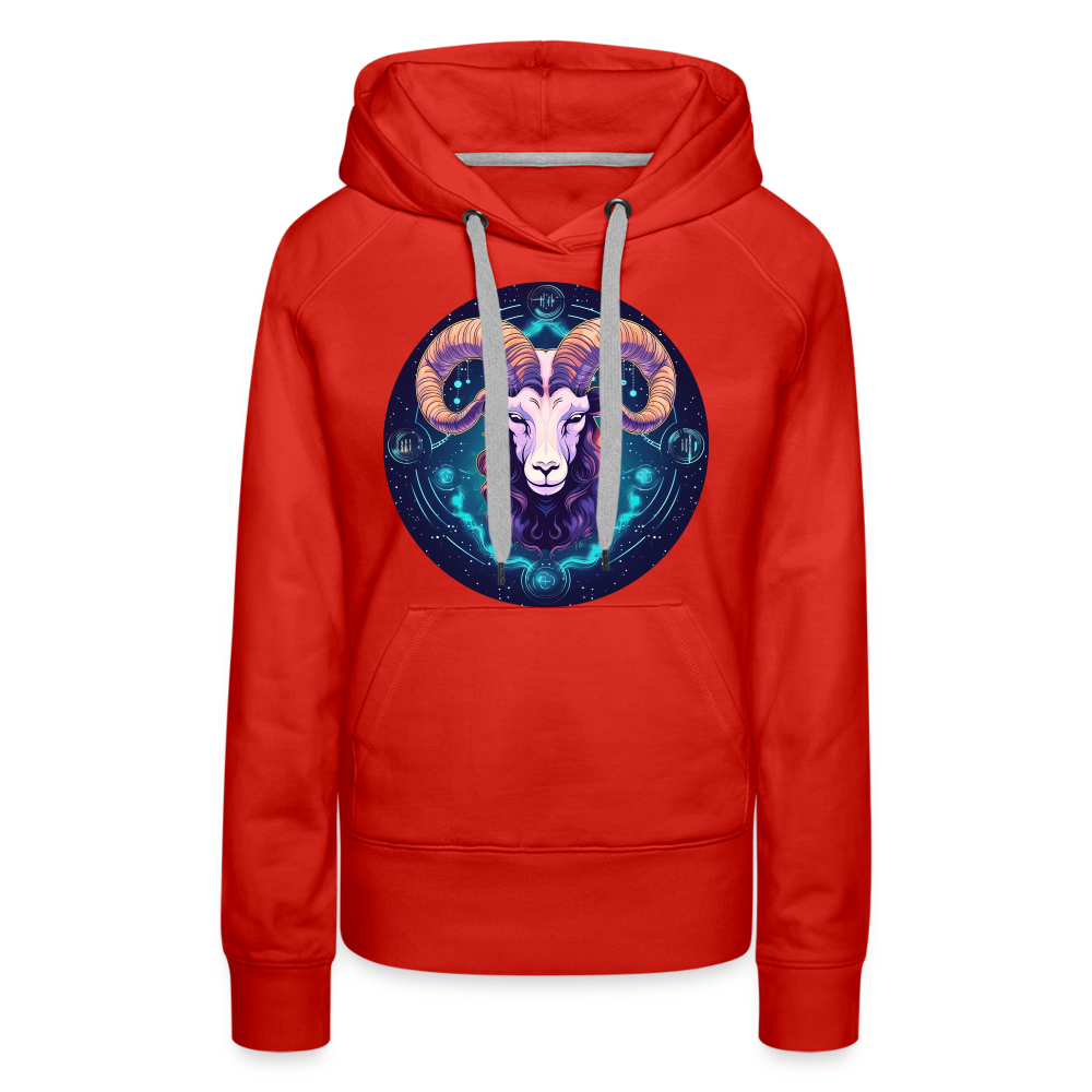 Women’s Magic Capricorn Premium Hoodie - red