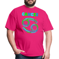 Thumbnail for Men's Power Words Cancer Classic T-Shirt - fuchsia