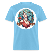 Thumbnail for Men's Symbol Libra Classic T-Shirt - aquatic blue