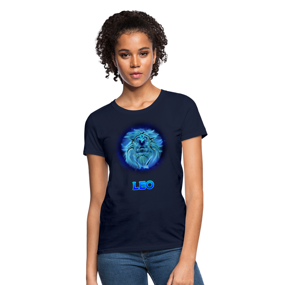 Women's Stellar Leo T-Shirt - navy