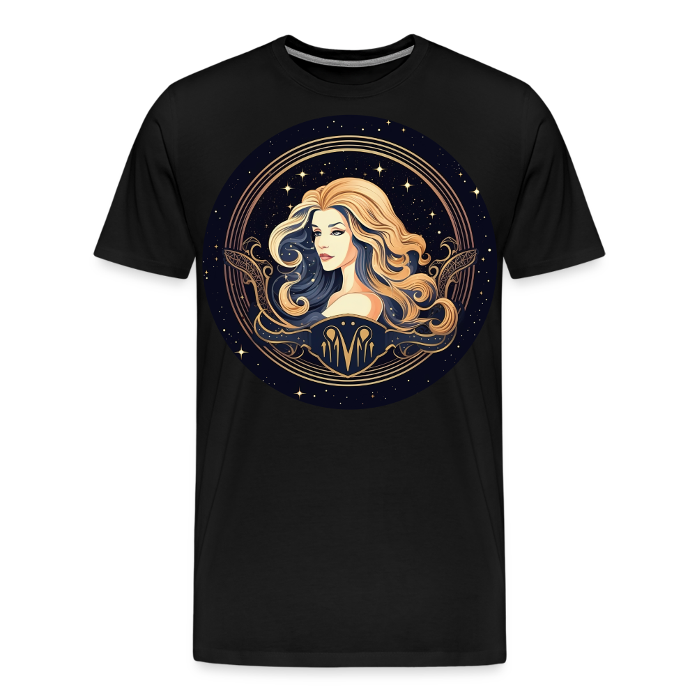 Men's Mystic Virgo Premium T-Shirt - black