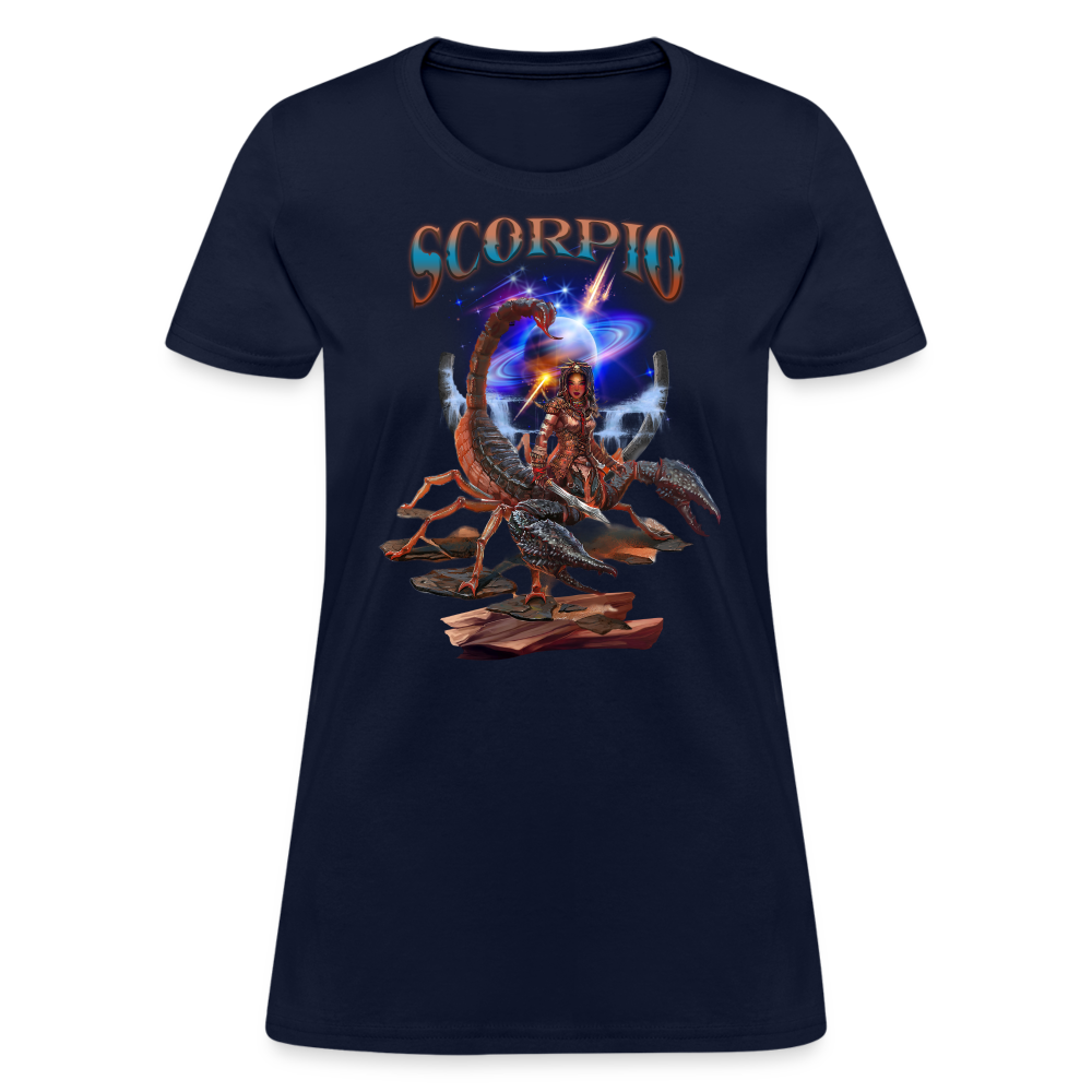 Women's Astral Scorpio T-Shirt - navy