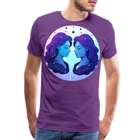 Thumbnail for Men's Magic Gemini Premium T-Shirt - purple