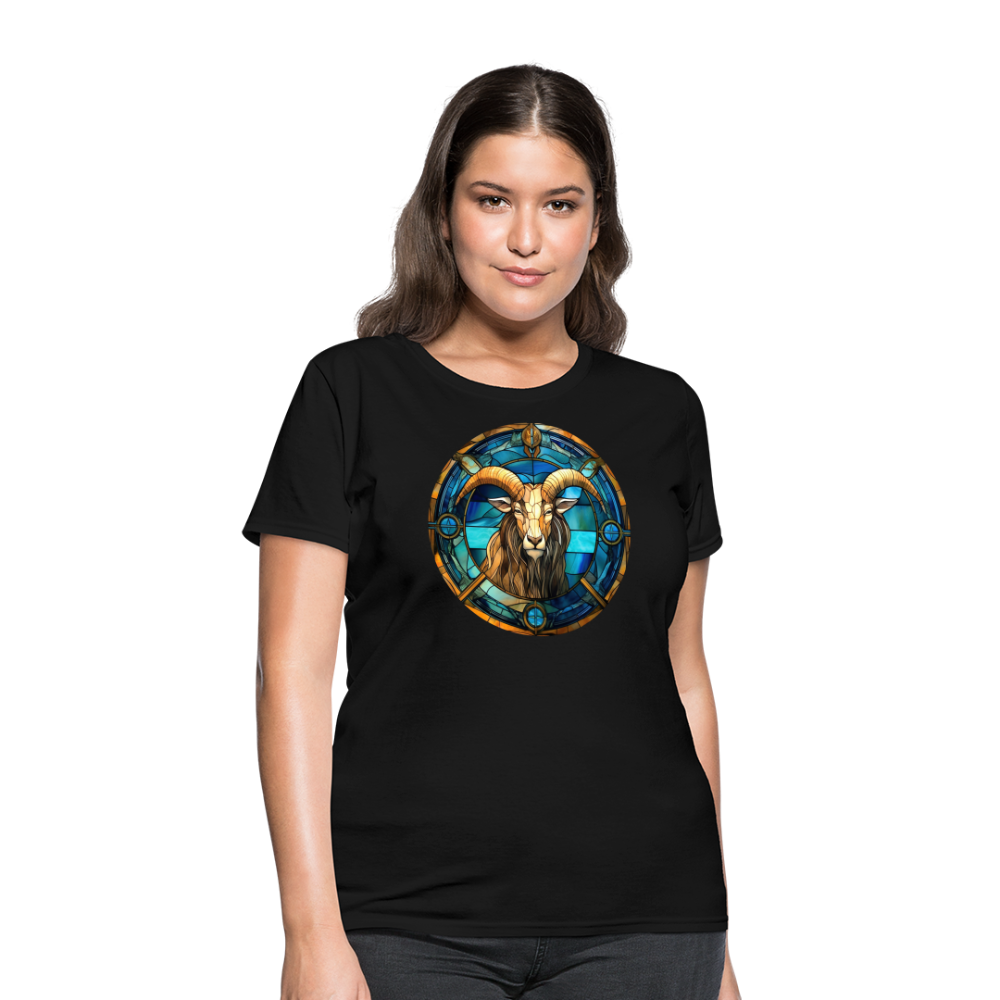 Women's Mosaic Capricorn T-Shirt - black