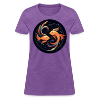 Thumbnail for Women's Mystic Pisces T-Shirt - purple heather