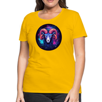 Thumbnail for Women’s Magic Aries Premium T-Shirt - sun yellow