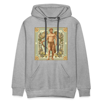 Thumbnail for Men’s Mythical Virgo Premium Hoodie - heather grey