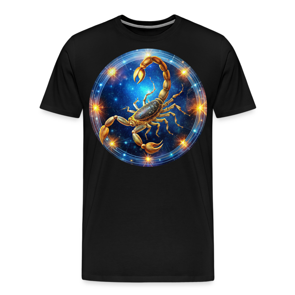 Men's Mystic Scorpio Premium T-Shirt - black