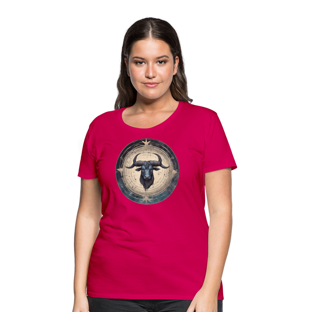 Women’s Mythical Taurus Premium T-Shirt - dark pink