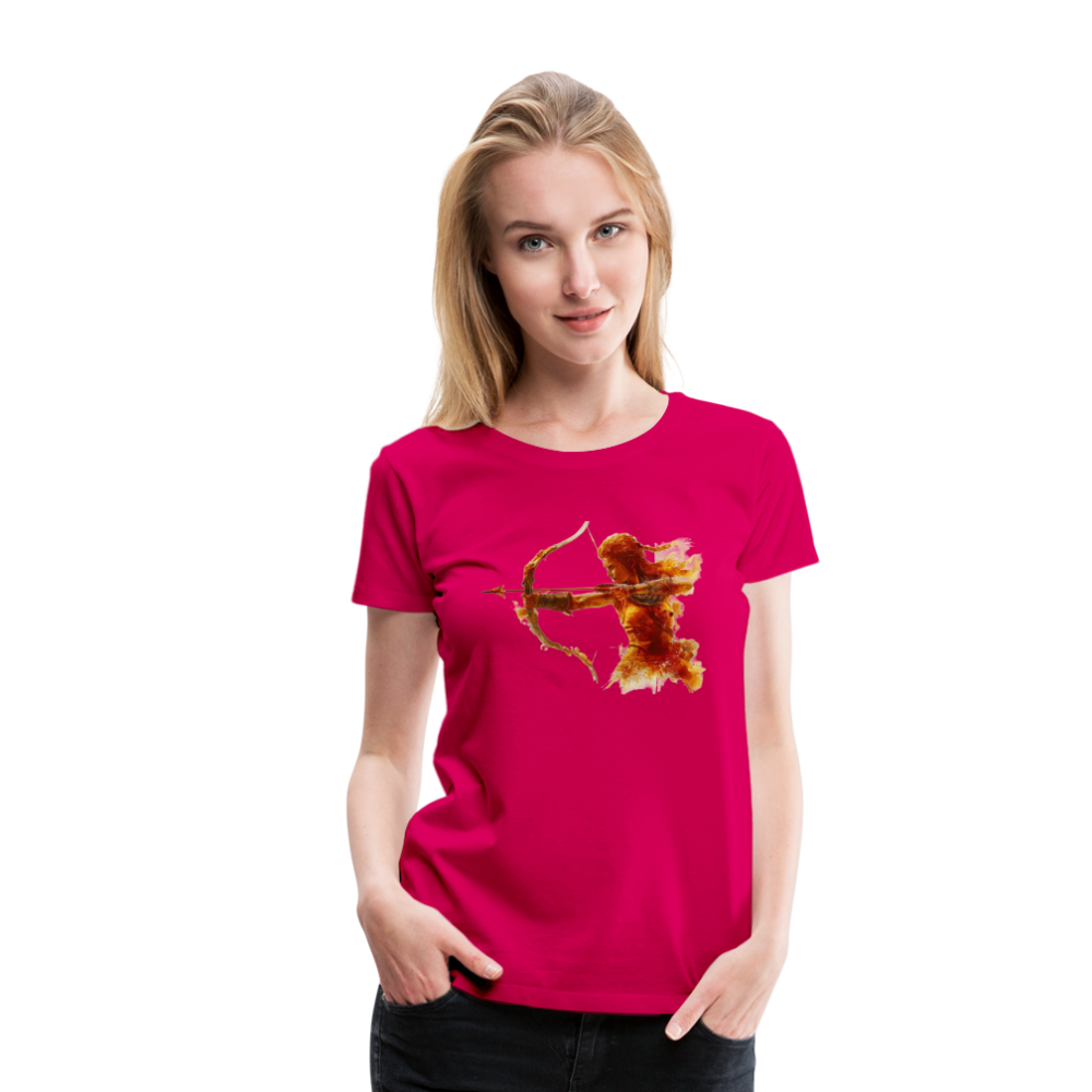 Women’s Mythical Sagittarius Premium T-Shirt - dark pink