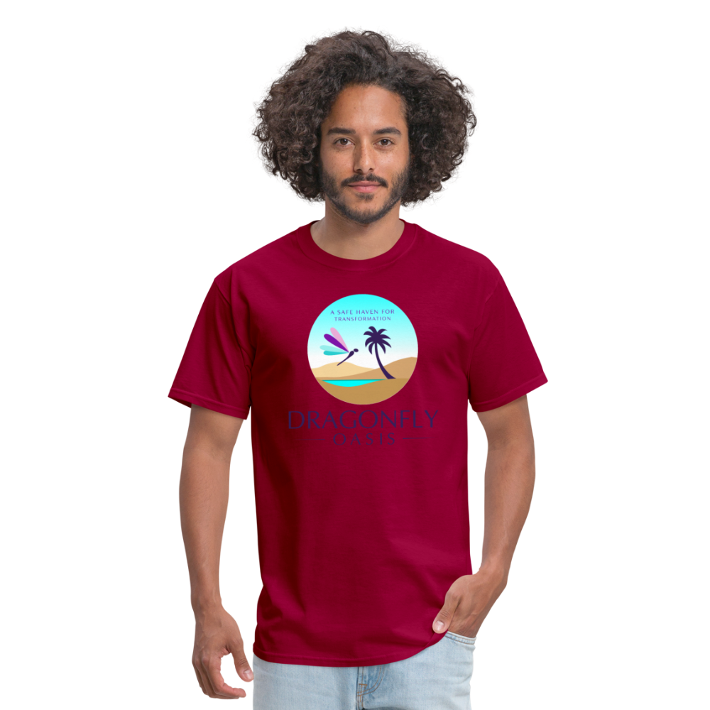 Men's Dragonfly Classic T-Shirt - dark red