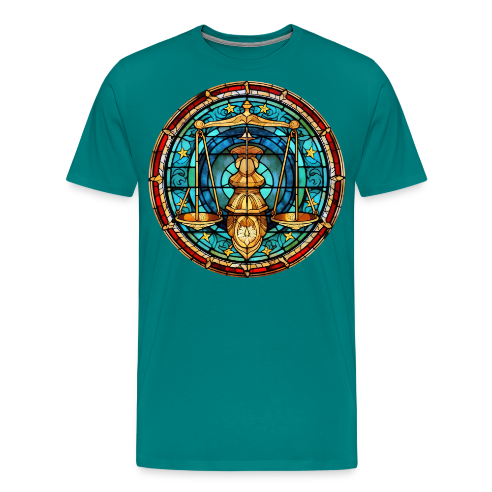 Men's Mosaic Libra Premium T-Shirt - teal