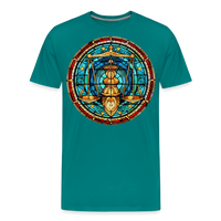 Thumbnail for Men's Mosaic Libra Premium T-Shirt - teal