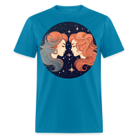 Thumbnail for Men's Mystic Gemini Classic T-Shirt - turquoise