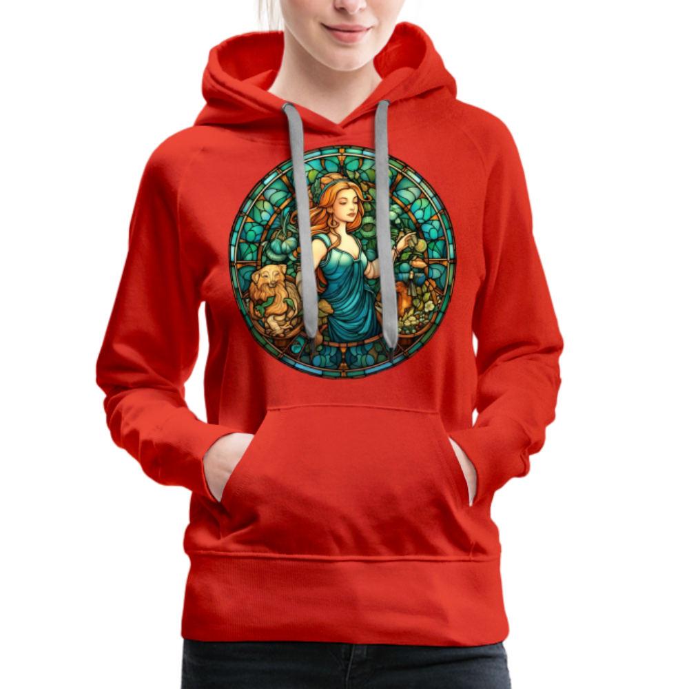 Women’s Mosaic Virgo Premium Hoodie - red