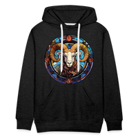 Thumbnail for Men’s Mosaic Aries Premium Hoodie - charcoal grey