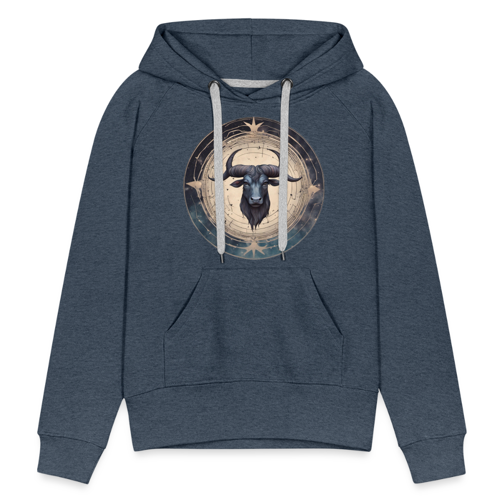 Women’s Mythical Taurus Premium Hoodie - heather denim