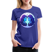 Thumbnail for Women’s Magic Gemini Premium T-Shirt - royal blue