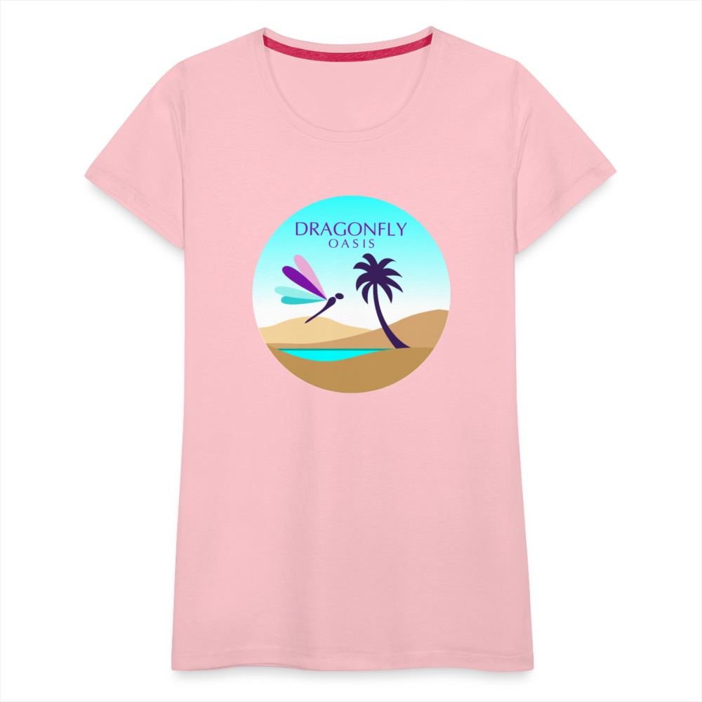 Women's Dragonfly Oasis V.2 Premium T-Shirt - pink