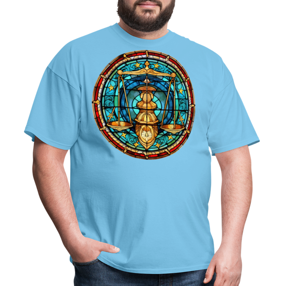 Men's Mosaic Libra Classic T-Shirt - aquatic blue