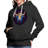 Thumbnail for Women’s Magic Taurus Premium Hoodie - black