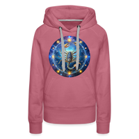 Thumbnail for Women’s Symbol Scorpio Premium Hoodie - mauve