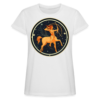 Thumbnail for Women's Mystic Sagittarius Relaxed Fit T-Shirt - white