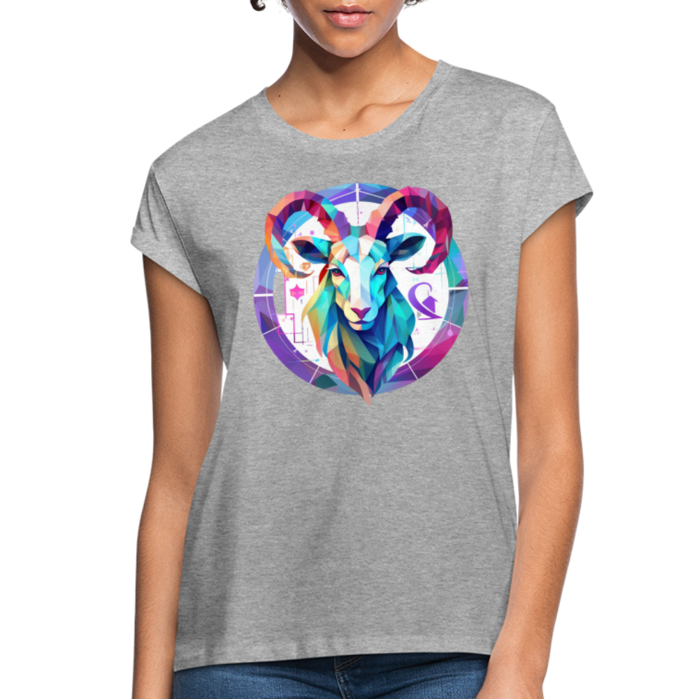 Women's Mythical Aries Relaxed Fit T-Shirt - heather gray