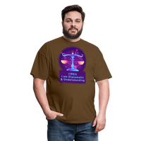 Thumbnail for Men's Neon Libra Classic T-Shirt - brown