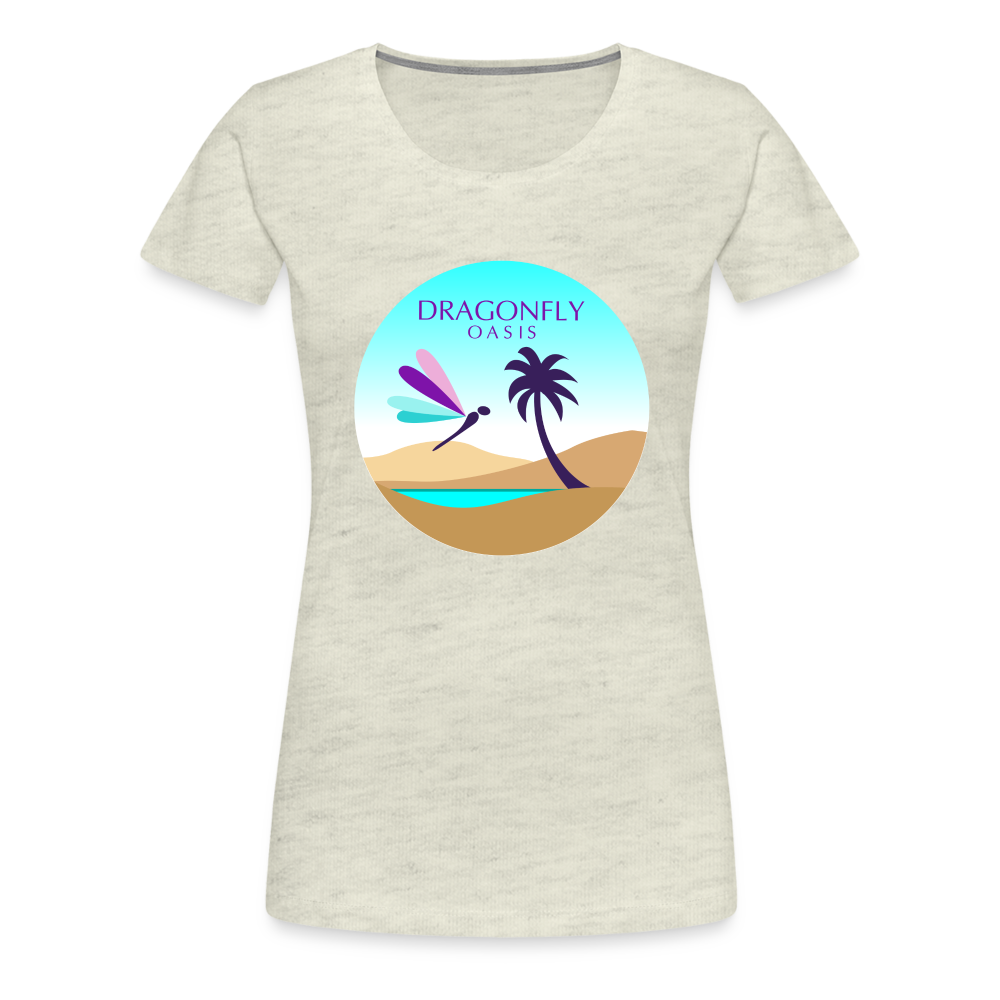 Women's Dragonfly Oasis V.2 Premium T-Shirt - heather oatmeal