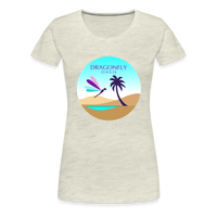 Thumbnail for Women's Dragonfly Oasis V.2 Premium T-Shirt - heather oatmeal