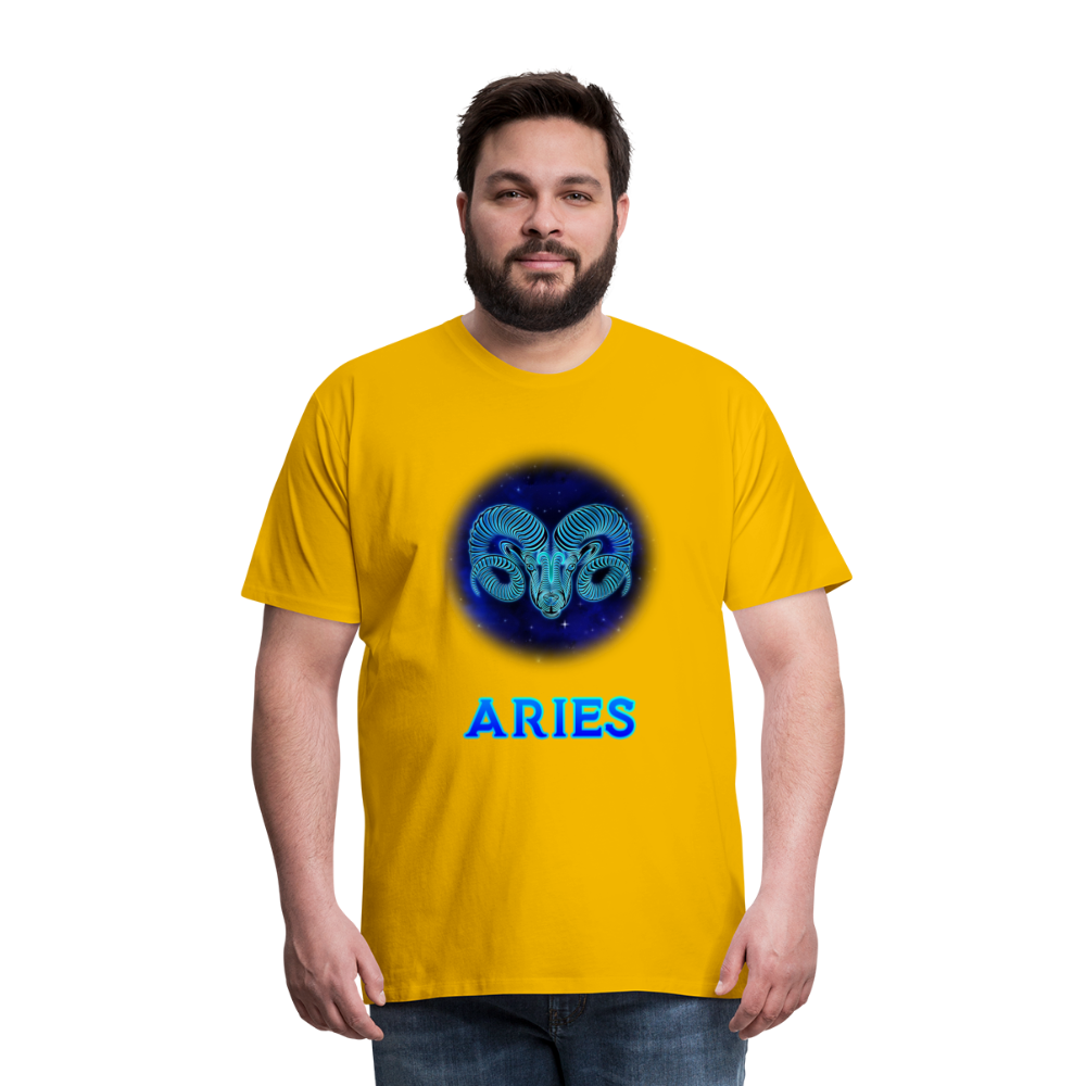 Men's Aries Premium T-Shirt - sun yellow