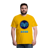 Thumbnail for Men's Aries Premium T-Shirt - sun yellow