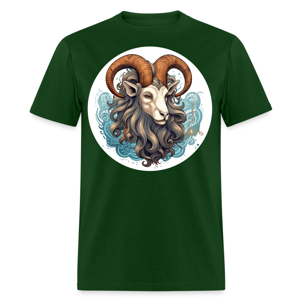 Men's Symbol Capricorn Classic T-Shirt - forest green