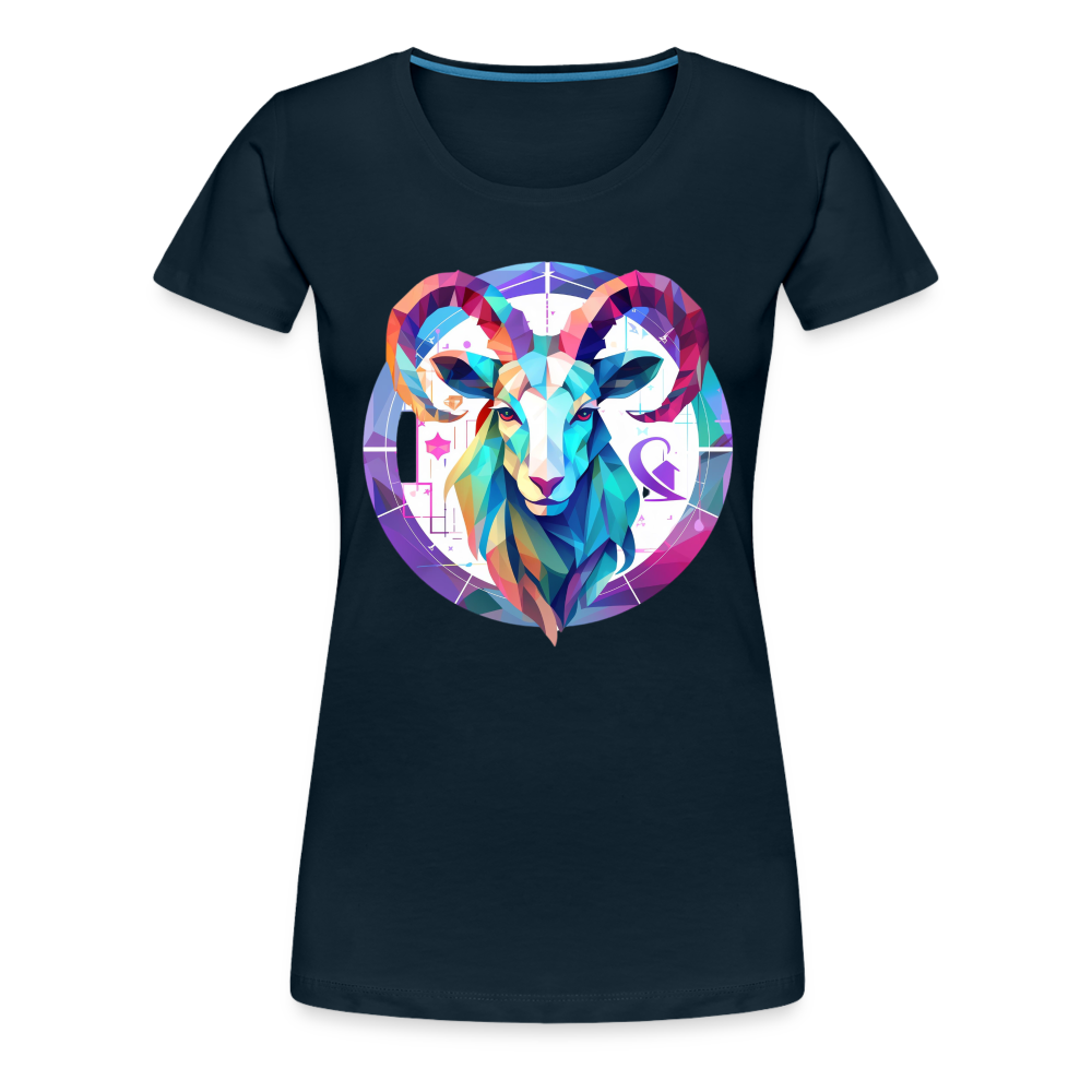 Women’s Mythical Aries Premium T-Shirt - deep navy