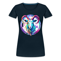 Thumbnail for Women’s Mythical Aries Premium T-Shirt - deep navy