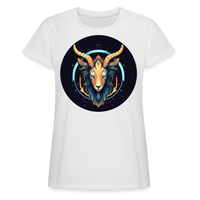 Thumbnail for Women's Mystic Capricorn Relaxed Fit T-Shirt - white