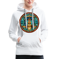 Thumbnail for Women’s Mosaic Libra Premium Hoodie - white