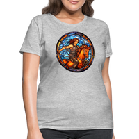 Thumbnail for Women's Mosaic Sagittarius T-Shirt - heather gray