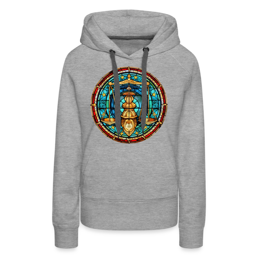 Women’s Mosaic Libra Premium Hoodie - heather grey