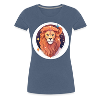 Thumbnail for Women's Symbol Leo Premium T-Shirt - heather blue