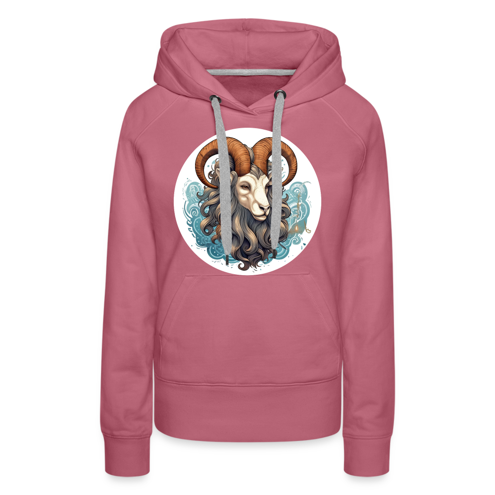 Women’s Symbol Capricorn Premium Hoodie - mauve