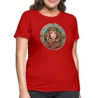 Thumbnail for Women's Mythical Virgo T-Shirt - red